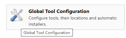 Global Tool Configuration